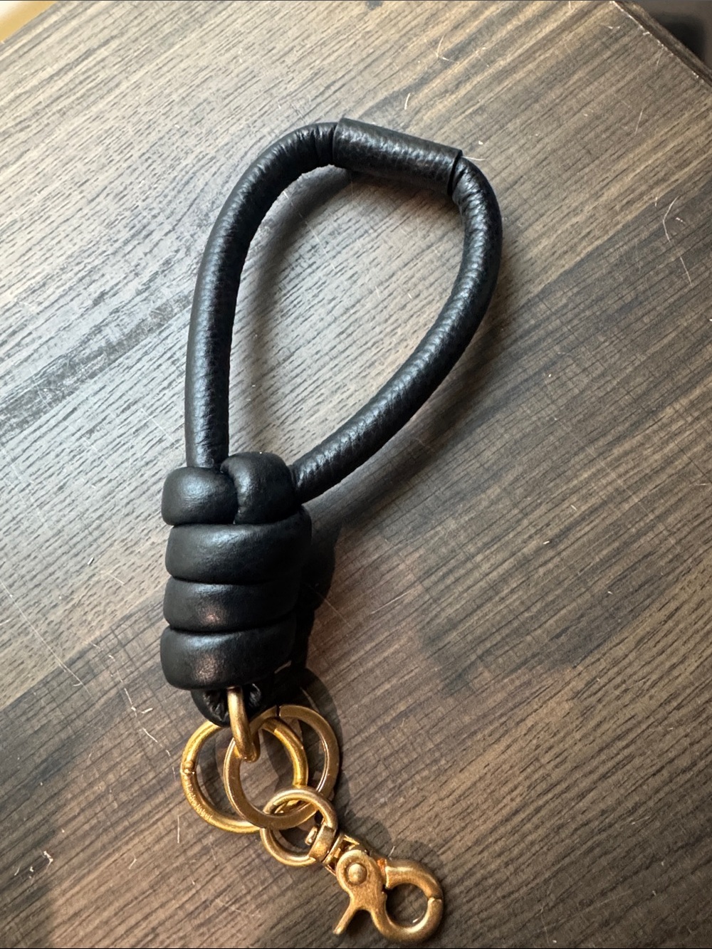 Alf the Label knot key ring